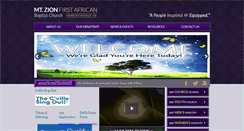Desktop Screenshot of mtzionfabc.com